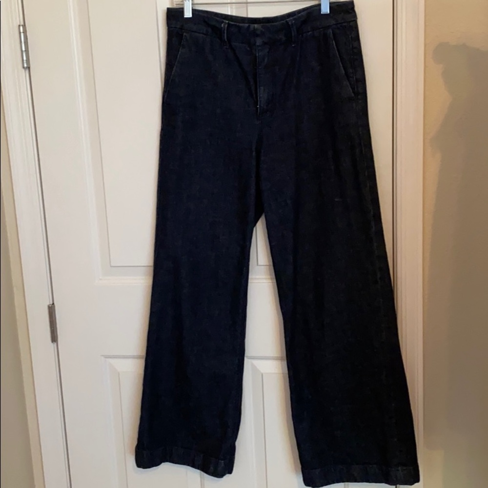 Ann Taylor wide leg jeans (8)